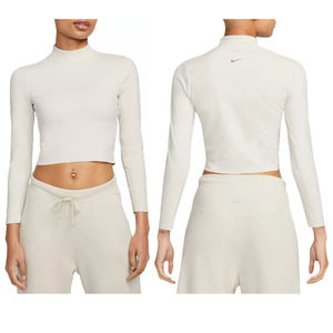 Nike Women's Yoga Dri-FIT Luxe Long Sleeve Crop Top Women's XL‎
